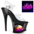 Pleaser MOON-708FLM - Schwarz