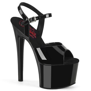 Pleaser PASSION-709 - Lack Schwarz 38 (US 8)