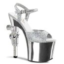 Pleaser REVOLVER-709G - Silber