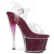 Pleaser SKY-308G-T - Klar/Beere
