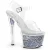 Pleaser SKY-308GF - Klar/Silber
