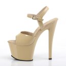 Pleaser SKY-309 - Patent Cream 45 (US 14)