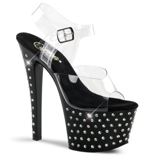 Pleaser STARDUST-708 - Black 41.5 (US 11)