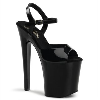 Pleaser XTREME-809 - Patent Black 38 (US 8)