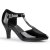 Pleaser Pink Label DIVINE-415 - Lack Schwarz 44 (US 13)