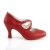 Pin Up Couture FLAPPER-35 - Rot 39 (US 9)