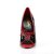 Pleaser SEDUCE-216 - Lack  Schwarz/Rot 44 (US 13)