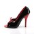 Pleaser SEDUCE-216 - Lack  Schwarz/Rot 44 (US 13)