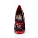 Pleaser SEDUCE-216 - Patent Black/Red 35 (US 5)