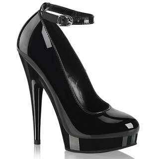 Fabulicious SULTRY-686 - Lack Schwarz 35 (US 5)