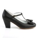 Pin Up Couture WIGGLE-50 - Black 41.5 (US 11)