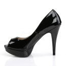 Pleaser Pink Label CHLOE-01 -  Patent Black 41.5 (US 11)