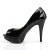 Pleaser Pink Label CHLOE-01 -  Patent Black 41.5 (US 11)