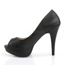 Pleaser Pink Label CHLOE-01 -  Black 45 (US 14)