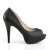 Pleaser Pink Label CHLOE-01 -  Black 45 (US 14)