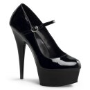 Pleaser DELIGHT-687 - Schwarz 44 (US 13)
