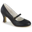 Pin Up Couture FLAPPER-32 - Black 42.5 (US 12)