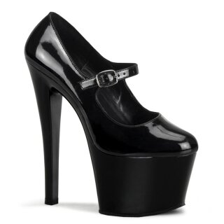 Pleaser SKY-387 - Patent Black 40 (US 10)