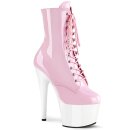 Pleaser ADORE-1020 - Baby Pink/Weiß