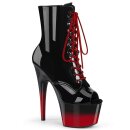 Pleaser ADORE-1021BR-H - Lack Schwarz/Rot