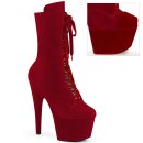 Pleaser ADORE-1045VEL - Samt Rot