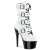 Pleaser ADORE-1046TT - Patent White 40 (US 10)