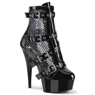 Pleaser DELIGHT-1013RM - Lack Schwarz 39 (US 9)