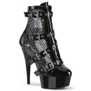 Pleaser DELIGHT-1013RM - Lack Schwarz 39 (US 9)