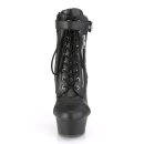 Pleaser DELIGHT-600-05 - Matt Schwarz 38 (US 8)