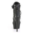 Pleaser DELIGHT-600-05 - Matt Schwarz 38 (US 8)