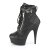 Pleaser DELIGHT-600-05 - Matt Schwarz 38 (US 8)