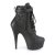 Pleaser DELIGHT-600-05 - Matt Schwarz 38 (US 8)