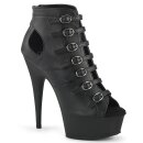 Pleaser DELIGHT-600-11 - PU Black 36 (US 6)