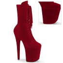 Pleaser FLAMINGO-1045VEL - Samt Rot