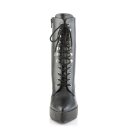 Devious INDULGE-1020 - PU Black 44 (US 13)