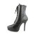 Devious INDULGE-1020 - PU Black 44 (US 13)