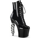 Pleaser IRONGRIP-1020 - Lack Silber/Schwarz