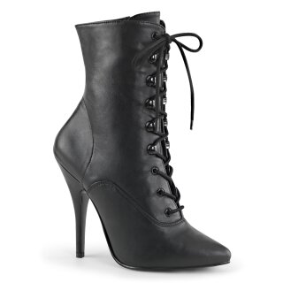 Pleaser SEDUCE-1020 - PU Schwarz 39 (US 9)
