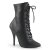 Pleaser SEDUCE-1020 - PU Schwarz 39 (US 9)