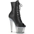 Pleaser SPECTATOR-1021RS - Schwarz/Silber