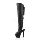 Pleaser ADORE-3019 - PU Black 42.5 (US 12)