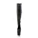 Pleaser ADORE-3019 - PU Black 42.5 (US 12)