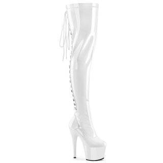 Pleaser ADORE-3063 - White 42.5 (US 12)