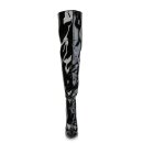Pleaser COURTLY-3012 - Patent Black 39 (US 9)