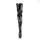 Pleaser DELIGHT-3027 - Lack Schwarz