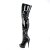 Pleaser DELIGHT-3027 - Lack Schwarz
