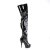 Pleaser DELIGHT-3027 - Lack Schwarz
