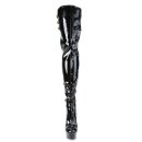 Pleaser DELIGHT-3055 - Patent/Black 36 (US 6)