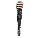 Pleaser DELIGHT-3055 - Patent/Black 36 (US 6)