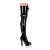 Pleaser ELECTRA-3028 - Lack  Schwarz 41.5 (US 11)